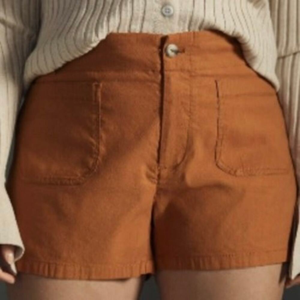 Anthropologie Maeve The Collette Shorts in Copper Women's 26